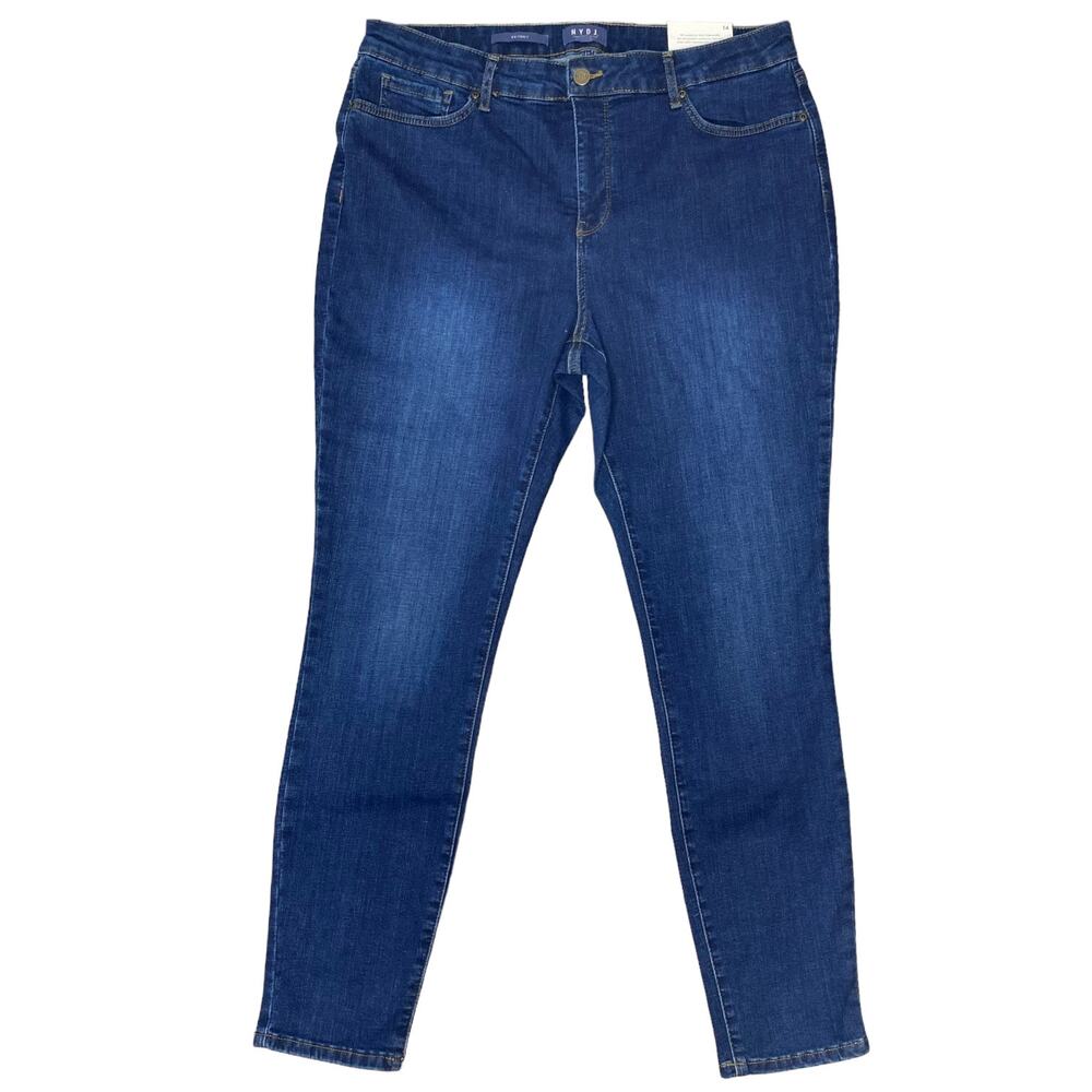 NWT NYDJ Skinny Jeans Medium Wash Lift X Tuck Size 14